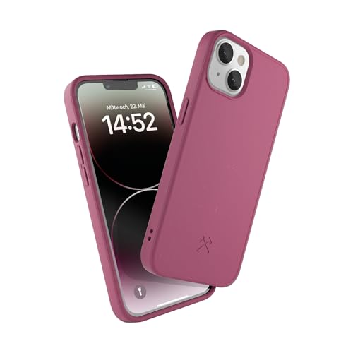 Woodcessories - Handyhülle kompatibel mit iPhone 14 Plus Hülle rot - Nachhaltig aus Pflanzen Woodcessories - Handyhülle kompatibel mit iPhone 14 Plus Hülle rot - Nachhaltig aus Pflanzen von Woodcessories