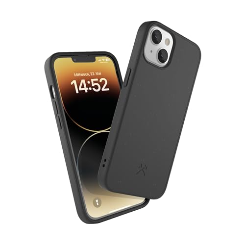Woodcessories - Handyhülle kompatibel mit iPhone 14 Plus Hülle schwarz - Nachhaltig aus Pflanzen Woodcessories - Handyhülle kompatibel mit iPhone 14 Plus Hülle schwarz - Nachhaltig aus Pflanzen von Woodcessories