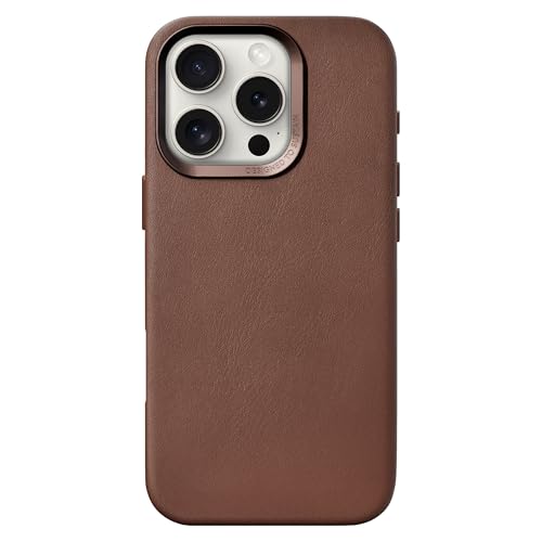 Woodcessories - Leder Case Kompatibel Mit iPhone 16 Pro Hülle Braun - Veganes Leder Aus Aloe Vera Woodcessories - Leder Case Kompatibel Mit iPhone 16 Pro Hülle Braun - Veganes Leder Aus Aloe Vera von Woodcessories