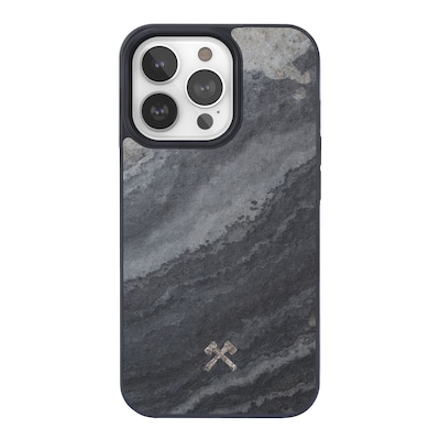 Woodcessories MagSafe Stone Bumper Case iPhone 14 Pro Max Camo Gray von Woodcessories