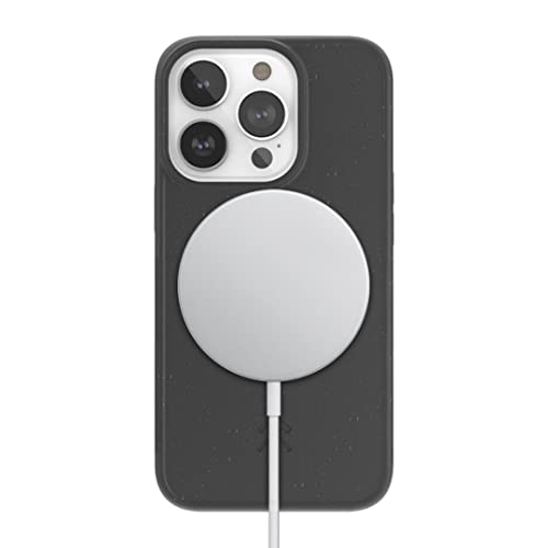 Woodcessories - Magnetische Handyhülle für iPhone 14 Pro kompatibel mit MagSafe, Hülle mit Magnet, schwarz - Plastikfrei, nachhaltig von Woodcessories