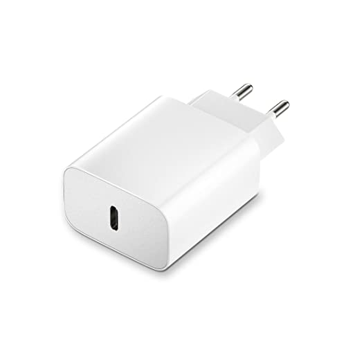 Woodcessories - Schnellladegerät 30 Watt USB-C Adapter für EU Anschluss (Weiß) von Woodcessories