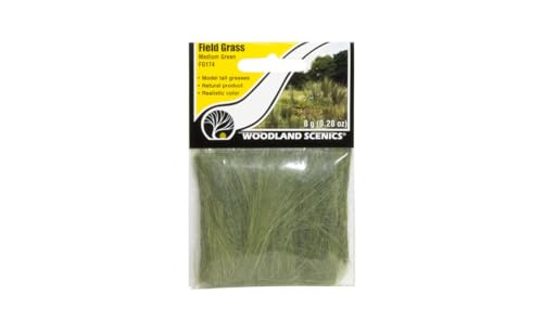 Woodland Scenics FG174 Field Grass langes Feldgras mittelgrün Medium Green ca. 8g WFG174 von Woodland Scenics