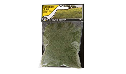 Woodland Scenics FS626 Static Grass 12mm statisches Gras mittelgrün medium green ca. 40g WFS626 von Woodland Scenics