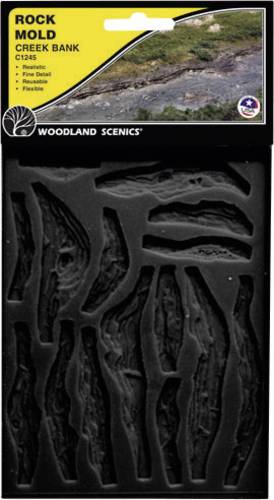 Woodland Scenics WC1245 Universell Kautschukform Flussufer (L x B) 250mm x 130mm von Woodland Scenics