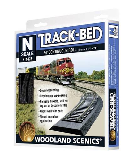 Woodland Scenics WST1475 N Gleisbettung (L x B x H) 7300 x 32 x 3mm von Woodland Scenics