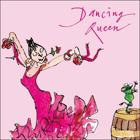 Grußkarte – Buchse Geburtstag – Flamenco Dancer von Quentin Blake von Woodmansterne