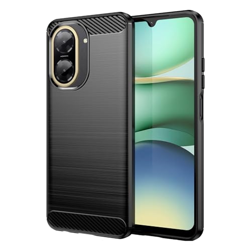 Wookfiss Hülle für Xiaomi Redmi A5 4G/ Poco C71, Weiche Kohlefaser Design Handyhülle Silikon TPU Flexible Stoßfeste Kratzfest Schutzhülle, Schwarz Wookfiss Hülle für Xiaomi Redmi A5 4G/ Poco C71, Weiche Kohlefaser Design Handyhülle Silikon TPU Flexible Stoßfeste Kratzfest Schutzhülle, Schwarz von Wookfiss