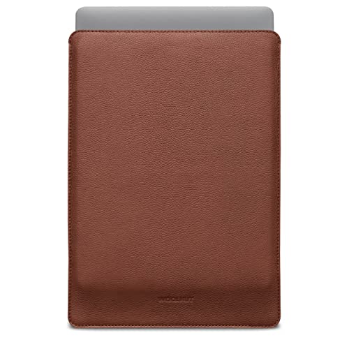 Woolnut Leder Sleeve Case Hülle Tasche für MacBook Pro 16 Zoll - Cognac Braun (2021-2024, M1/M2/M3) von Woolnut