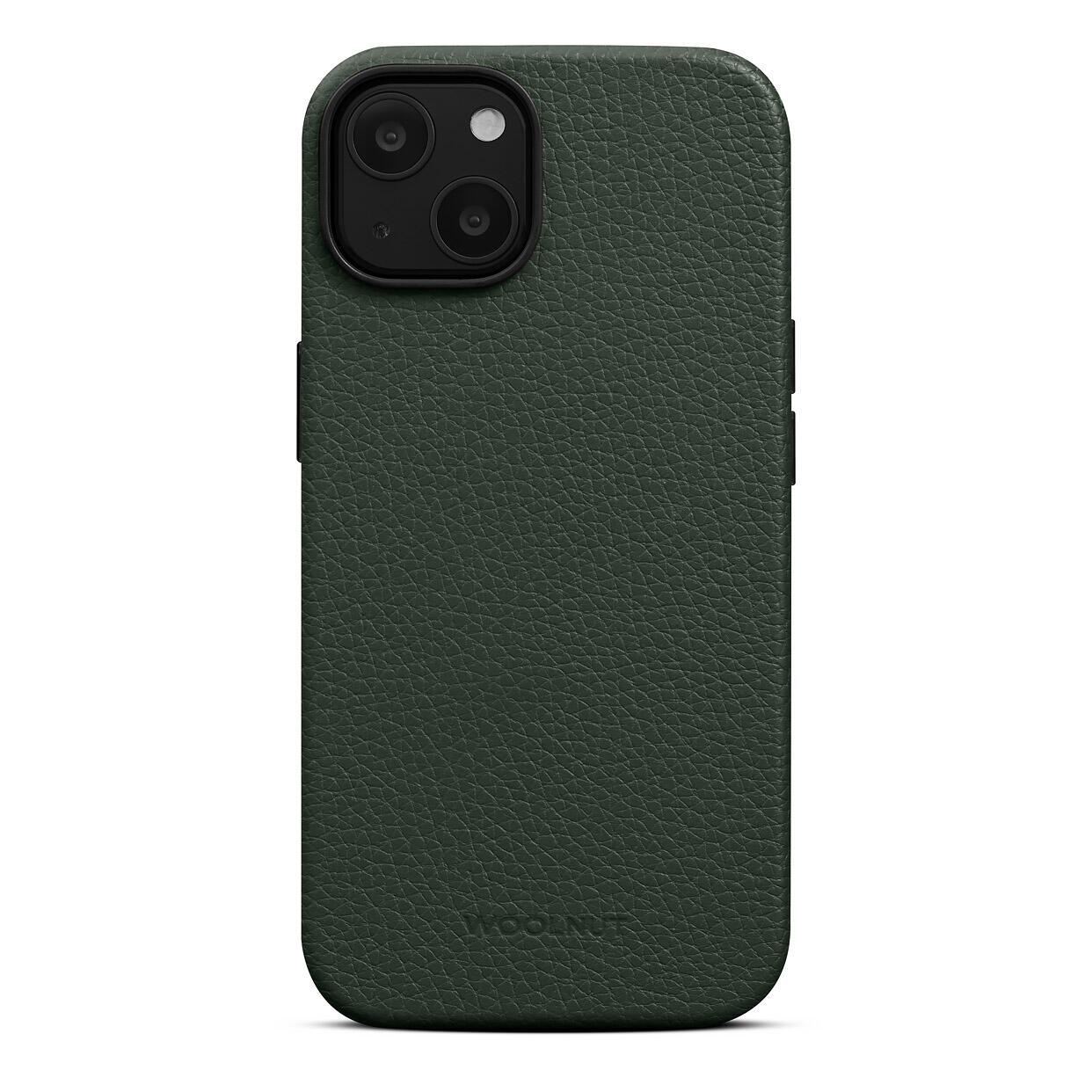 Woolnut Ledercase für iPhone 14, grün von Woolnut
