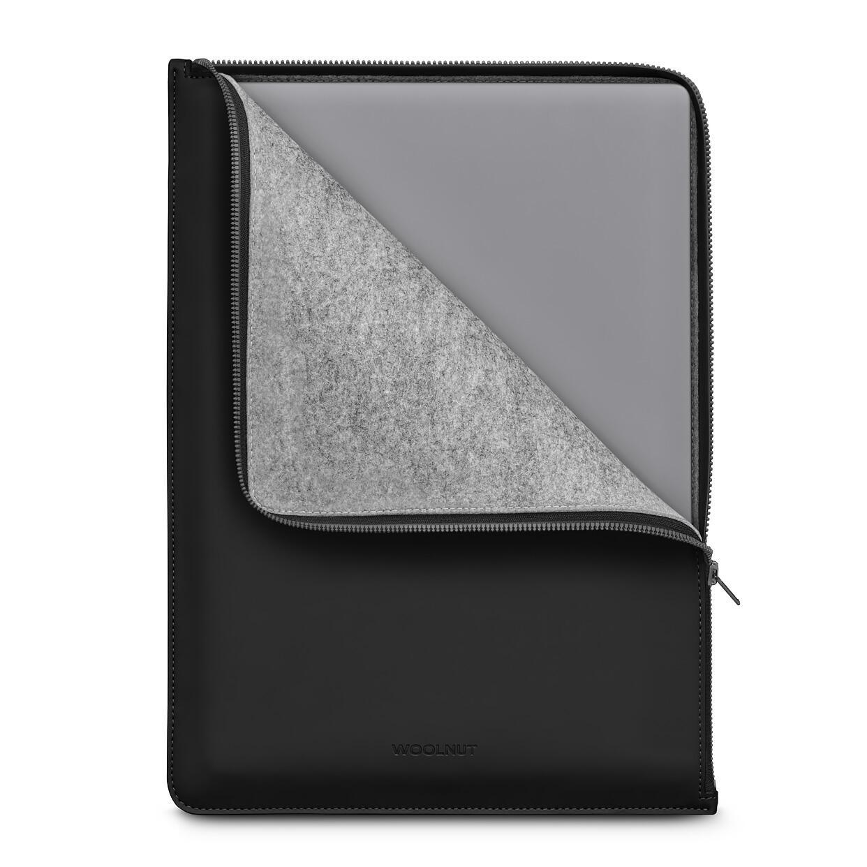 Woolnut beschichtetes Folio für MacBook Pro 16", schwarz von Woolnut