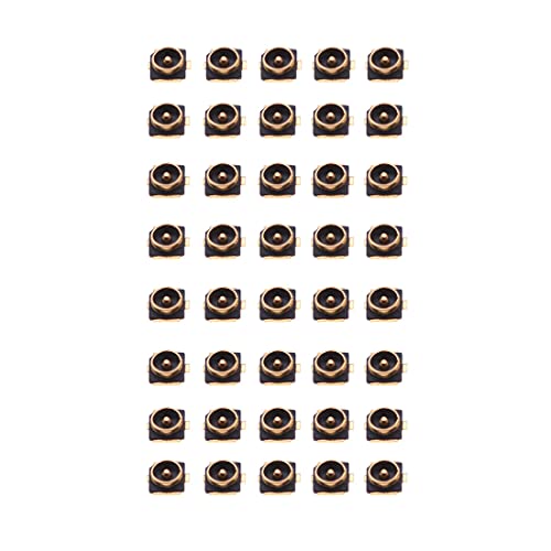 40 Stück IPEX4 Patch-Antennenfuß 1,5 mm 4. Generation IPEX U.FL MHF4 SMD SMT Lötstecker U.FL/Ipex Stecker für PCB-Buchse Buchse RF Koaxialstecker von Woostars