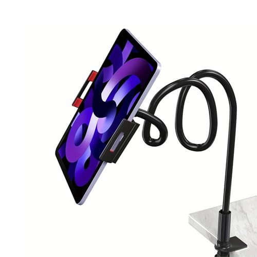 Worezal Schwanenhals Tablet Halterung für Bett & Tisch – Flexibler Arm Handyhalterung, 360° Verstellbarer Ständer für Smartphone und Tablet bis 10,5", Perfekt für Filme, Lesen & Videoanrufe (Schwarz) Worezal Schwanenhals Tablet Halterung für Bett & Tisch – Flexibler Arm Handyhalterung, 360° Verstellbarer Ständer für Smartphone und Tablet bis 10,5", Perfekt für Filme, Lesen & Videoanrufe (Schwarz) von Worezal
