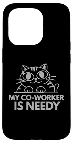 My Co-Worker Is Needy Funny Cat Work From Home Job Lover Hülle für iPhone 15 Pro My Co-Worker Is Needy Funny Cat Work From Home Job Lover Hülle für iPhone 15 Pro von Work From Home Vibes