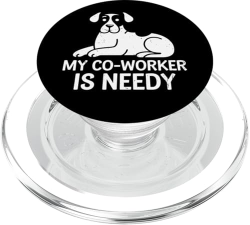 My Co-Worker is Needy Dog Home-Based Worker Cool Remote Work PopSockets PopGrip für MagSafe My Co-Worker is Needy Dog Home-Based Worker Cool Remote Work PopSockets PopGrip für MagSafe von Work From Home Vibes