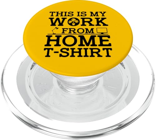 This Is My Work From Home T-Shirt Remote Work Novelty PopSockets PopGrip für MagSafe This Is My Work From Home T-Shirt Remote Work Novelty PopSockets PopGrip für MagSafe von Work From Home Vibes