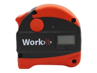 Work&gt it® målebånd med laserafstandsmåler 5 + 40 meter von Work>it
