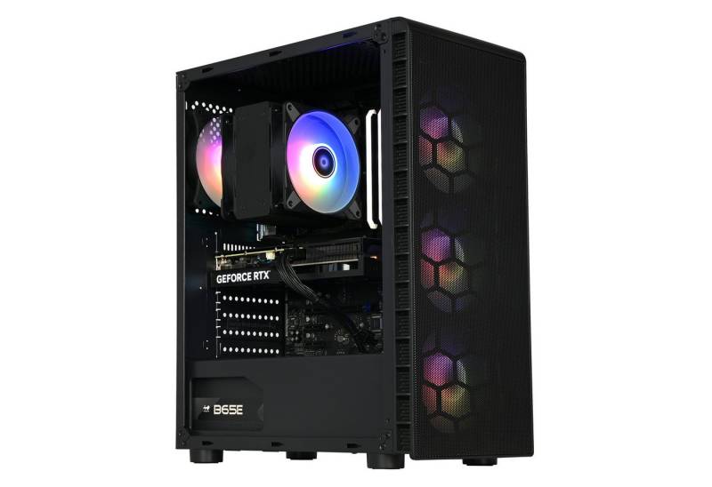 Workstation4u ATX Mesh Tower RGB Gaming-PC (Intel Core i7 13700K, RTX 5080 16GB, 16 GB RAM, 250 GB SSD, Luftkühlung) von Workstation4u