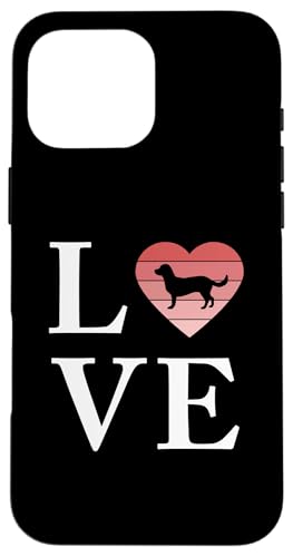 Hund Alpine Dachsbracke Wort Liebe Typografie Retro Hülle für iPhone 16 Pro Max Hund Alpine Dachsbracke Wort Liebe Typografie Retro Hülle für iPhone 16 Pro Max von World Dogs Retro Vintage Typography Love