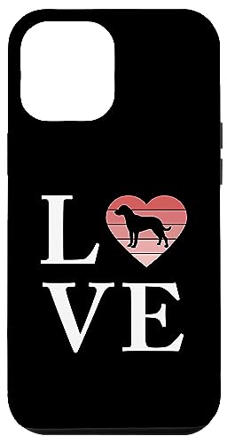 Hund Cimarron Uruguayo Wort Liebe Typografie Retro Hülle für iPhone 12 Pro Max von World Dogs Retro Vintage Typography Love