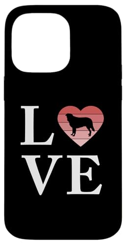 Hund Rafeiro Do Alentejo Wort Liebe Typografie Retro Hülle für iPhone 14 Pro Max von World Dogs Retro Vintage Typography Love