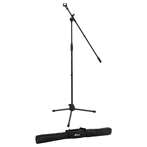 World Rhythm Boom-Mikrofonständer und Mic Clip - Höhenverstellbarer Mikrofonständer mit Stativfuß und Mikrofon-Clip und Tragetasche World Rhythm Boom-Mikrofonständer und Mic Clip - Höhenverstellbarer Mikrofonständer mit Stativfuß und Mikrofon-Clip und Tragetasche von World Rhythm