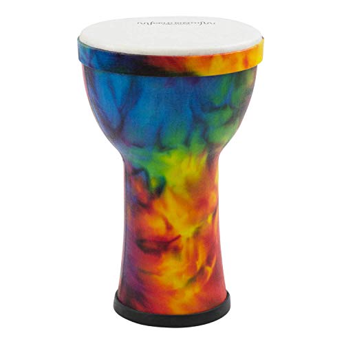 World Rhythm - Djembe Afrikanische Handtrommel -Synthetik 7 Zoll - Regenbögen - MDJ008-RD von World Rhythm