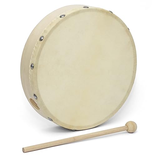 World Rhythm HD-10 Handtrommel - 10 Zoll vorgestimmte Rahmentrommel - Inklusive Schlägel World Rhythm HD-10 Handtrommel - 10 Zoll vorgestimmte Rahmentrommel - Inklusive Schlägel von World Rhythm
