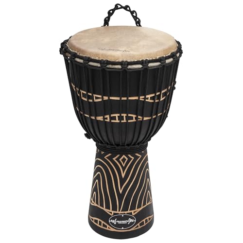 World Rhythm MDJ028 Jammer Swirl Djembe Trommel - 10" von World Rhythm