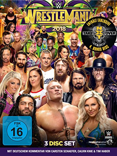 WWE: WrestleMania 34 (Limited Edition inkl. Bonus DVD NXT Takeover) von World Wrestling Entertainment (Edel)