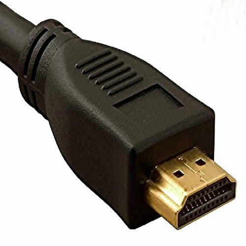 0.5m HDMI v1.4-Kabel mit Ethernet ~ professioneller Qualität ~ 3D ~ 4k x 2k-Auflösung (Full HD & beyond) ~ v1.4 (spätestens) ~ audio & video ~ 24k vergoldet ~ Typ A Stecker auf Typ A Stecker von World of Data