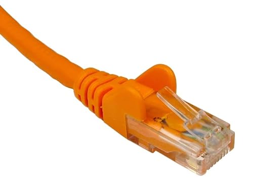 World of Data - Premium CAT6 Kabel, Ethernet- / LAN- / Patch- / Internet- / Modem- / 10/100/1000 Mbit, 0,5 m bis 40 m orange orange A: 0.5m von World of Data