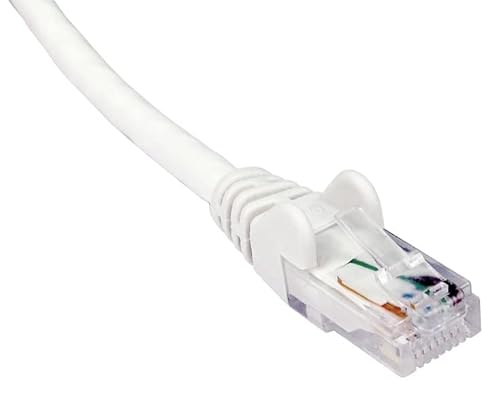 World of Data - Premium CAT6 Kabel, Ethernet- / LAN- / Patch- / Internet- / Modem- / 10/100/1000 Mbit, 0,5 m bis 40 m weiß weiß C: 1.5m von World of Data