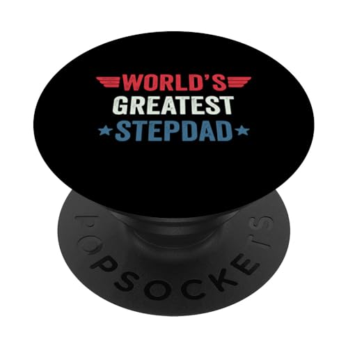 World's Greatest Stepfather PopSockets Klebender PopGrip von World's Greatest Dad