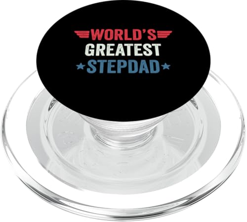 World's Greatest Stepfather PopSockets PopGrip für MagSafe World's Greatest Stepfather PopSockets PopGrip für MagSafe von World's Greatest Dad
