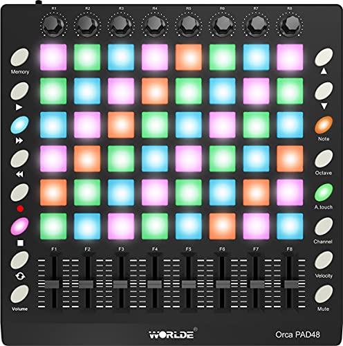 Worlde Orca-Pad48 - Midi controller Pad mit triggers und faders von Worlde