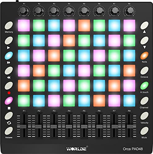 Worlde Orca-Pad48 - Midi controller Pad mit triggers und faders Worlde Orca-Pad48 - Midi controller Pad mit triggers und faders von WorldE