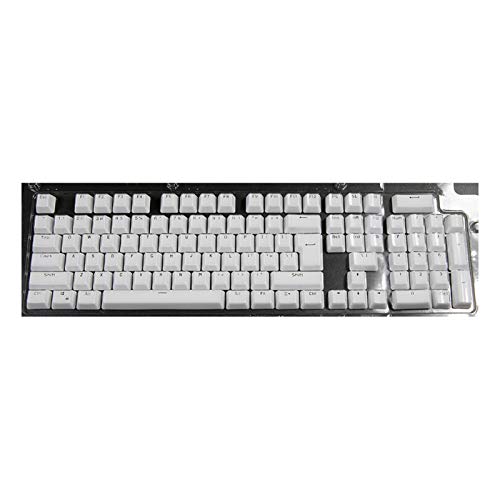 104 Stück / Set klare Hintergrundbeleuchtung Tastenkappen Ersatz für mechanische Tastatur von Worparsen