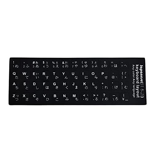 Worparsen Aufkleber für Tastatur-Layout, Englisch, Russisch, Japanisch, Thailändische Buchstaben von Worparsen