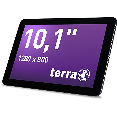 Wortmann AG Terra PAD 1004, Tablet-PC, 16 GB, 4 G, schwarz, 25,6 cm (= 10,1 Zoll), Maße: 1280 x 800 Pixel, 1 GB, Android 5.1 von Wortmann