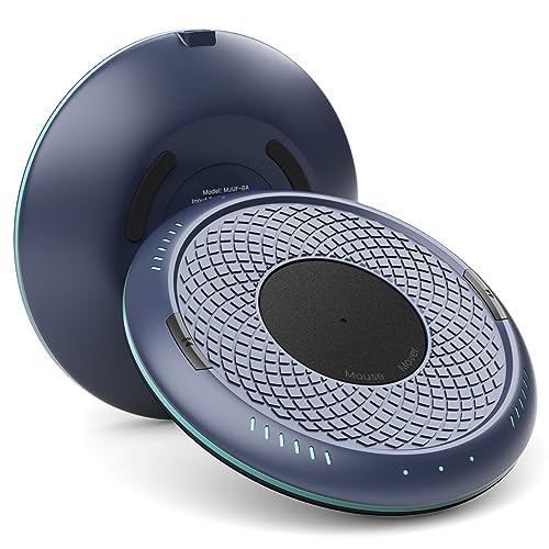 Mouse Jiggler Undetektierbarer Maus-Mover mit An-/Aus-Schalter, 2 Geschwindigkeitsmodi und Speicherfunktion, mechanische Plattenspieler-Pad für kabelgebundene und kabellose Mäuse von Wotbcg