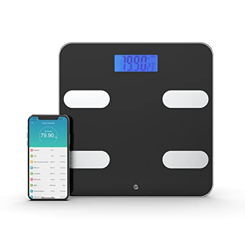 WottoCare - Digitale Körperfettwaage | 18 Essentielle Messungen | Multi-Benutzer | Präziser Fortschrittskontrolle | Schwarz | Körperwaage mit App | Gewicht und Muskelmasse Analyse | Bis 150 kg WottoCare - Digitale Körperfettwaage | 18 Essentielle Messungen | Multi-Benutzer | Präziser Fortschrittskontrolle | Schwarz | Körperwaage mit App | Gewicht und Muskelmasse Analyse | Bis 150 kg von WottoCare
