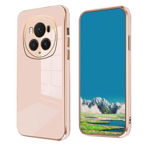 Wousunly für Honor Magic 6 Pro Hülle Silikon TPU | Handyhülle Honor Magic 6 Pro Stoßfesten Kratzfeste Case | Schutzhülle für Honor Magic 6 Pro Dünn (Rosa) von Wousunly