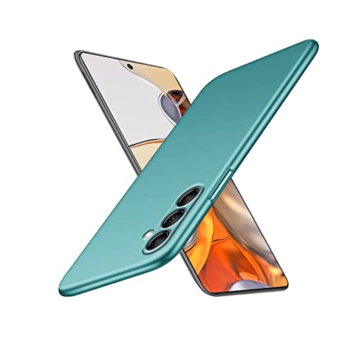 Wousunly für Samsung A34 Hülle Ultra Dünn Stoßfeste| Handyhülle Samsung Galaxy A34 Silikon TPU Mattem Finish Case|Schutzhülle für Samsung A34 Schutz Hardcase Anti Rutsch (dunkelgrün) von Wousunly