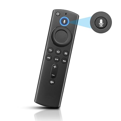 Ersatz-Sprachfernbedienung (2nd GEN) Passend für Smart TVs Stick (2. Gen & 3. Gen & Lite & 4K), Ersatz Fernbedienung Passend für Smart TVs Cube (1. Gen & 2. Gen),Schwarz von Wowfast