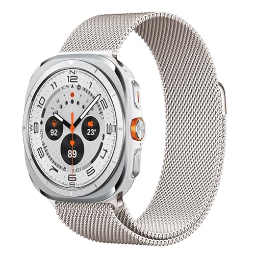 Magnet Armband für Samsung Galaxy Watch Ultra Armband 47mm Herren/Damen,Ein Klick Milanaise Edelstahl Metall Band für Samsung Watch Ultra Armband,Armbänder für Samsung Galaxy Watch 7 Ultra Armband 47 Magnet Armband für Samsung Galaxy Watch Ultra Armband 47mm Herren/Damen,Ein Klick Milanaise Edelstahl Metall Band für Samsung Watch Ultra Armband,Armbänder für Samsung Galaxy Watch 7 Ultra Armband 47 von Wowstrap