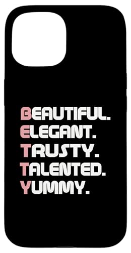 Hülle für iPhone 15 Betty Name Letters for Betty von Wowtastic!