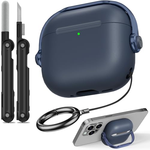 Wowwat AirPods 4 Hülle 2024 USB-C mit Cleaner Kit, Fallschutz, Sicherheitsschloss-Design, Blau, Hülle für Männer mit Schloss und Schlüsselanhänger, sichere Verwendung, AirPods schützen, Wowwat AirPods 4 Hülle 2024 USB-C mit Cleaner Kit, Fallschutz, Sicherheitsschloss-Design, Blau, Hülle für Männer mit Schloss und Schlüsselanhänger, sichere Verwendung, AirPods schützen, von Wowwat