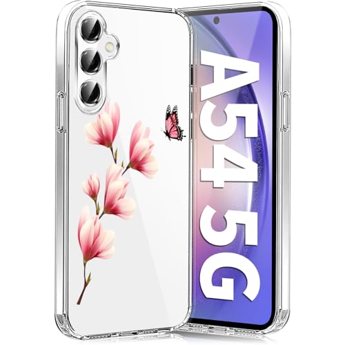 Woxidzyx Handyhülle für Samsung Galaxy A54 5G Hülle Soft Silikon TPU Blumen Galaxy A54 5G Hülle Schutzhülle Dünne Weiche Schmetterlings Muster Transparent Clear Hülle für Samsung A54 5G Case (b) Woxidzyx Handyhülle für Samsung Galaxy A54 5G Hülle Soft Silikon TPU Blumen Galaxy A54 5G Hülle Schutzhülle Dünne Weiche Schmetterlings Muster Transparent Clear Hülle für Samsung A54 5G Case (b) von Woxidzyx