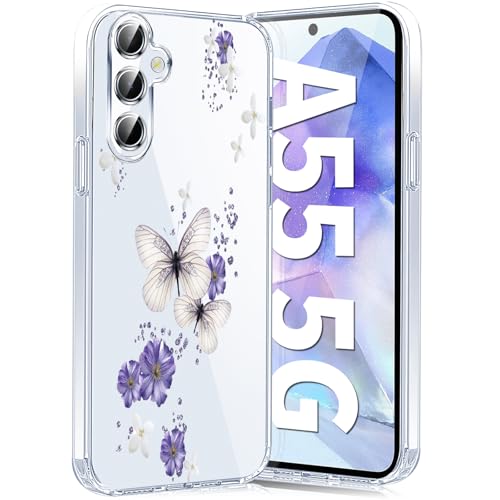 Woxidzyx Handyhülle für Samsung Galaxy A55 5G Hülle Soft Silikon TPU Blumen Galaxy A55 5G Hülle Schutzhülle Dünne Weiche Schmetterlings Muster Transparent Clear Hülle für Samsung A55 5G Case (D) Woxidzyx Handyhülle für Samsung Galaxy A55 5G Hülle Soft Silikon TPU Blumen Galaxy A55 5G Hülle Schutzhülle Dünne Weiche Schmetterlings Muster Transparent Clear Hülle für Samsung A55 5G Case (D) von Woxidzyx